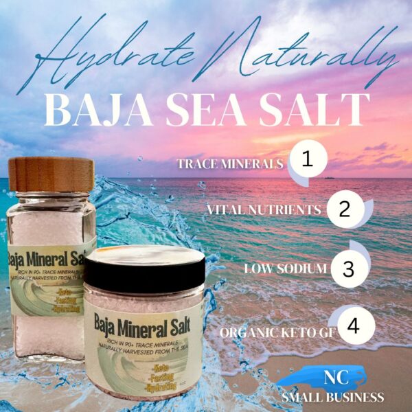 Baja Salts Marine Minerals 5 oz Jar Hydrating Electrolytes KETO GF - Image 2