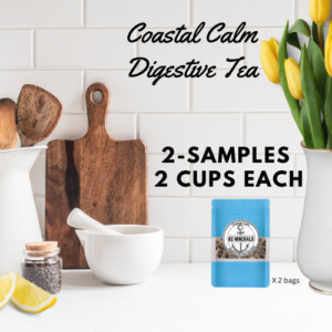 82 Minerals Coastal Calm Digestive Tea | Soothing Belly Blend | 2-Cup Sample | Loose Leaf